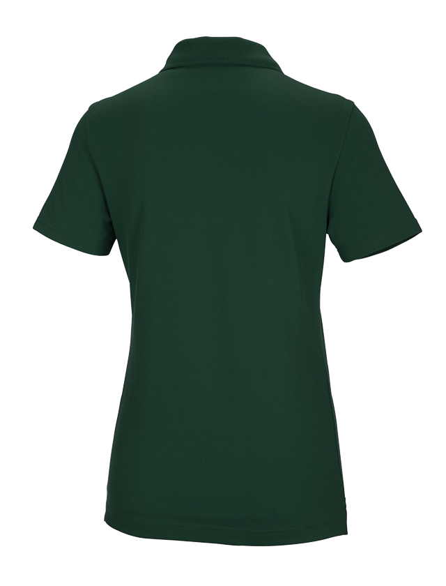 T-Shirts, Pullover & Skjorter: e.s. funktions poloshirt poly cotton, damer + grøn 3