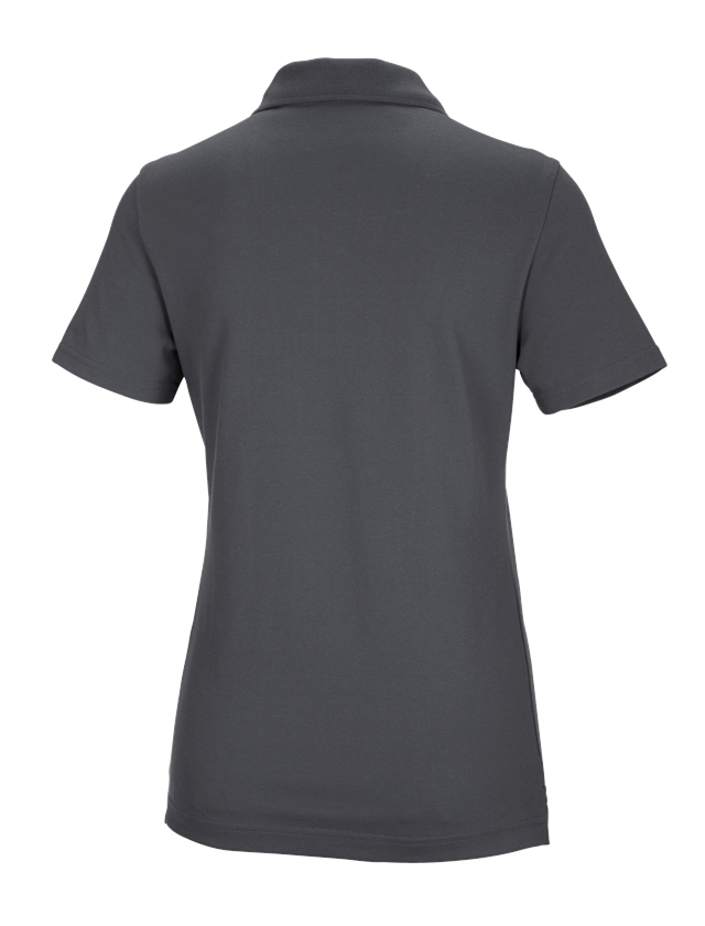 T-Shirts, Pullover & Skjorter: e.s. funktions poloshirt poly cotton, damer + antracit 1