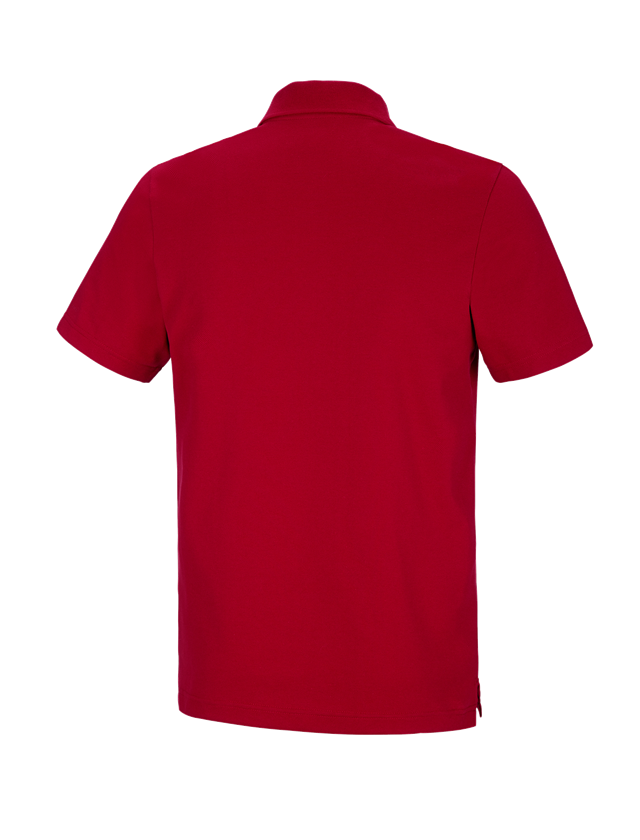 T-Shirts, Pullover & Skjorter: e.s. funktions-poloshirt poly cotton + ildrød 1