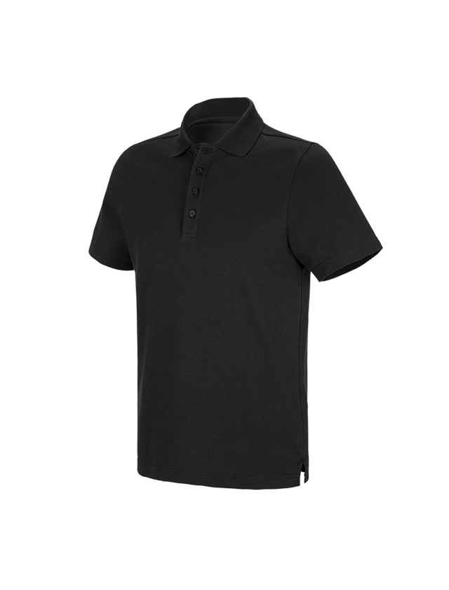 Gardening / Forestry / Farming: e.s. Functional polo shirt poly cotton + black