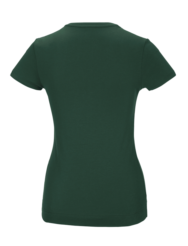 T-Shirts, Pullover & Skjorter: e.s. funktions-T-shirt poly cotton, damer + grøn 3