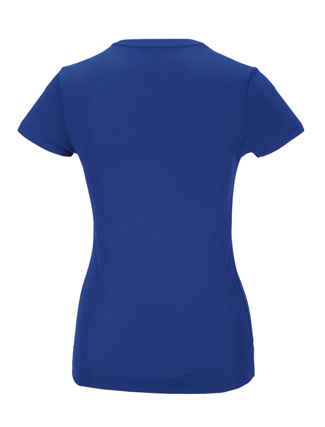 T-Shirts, Pullover & Skjorter: e.s. funktions-T-shirt poly cotton, damer + kornblå 3