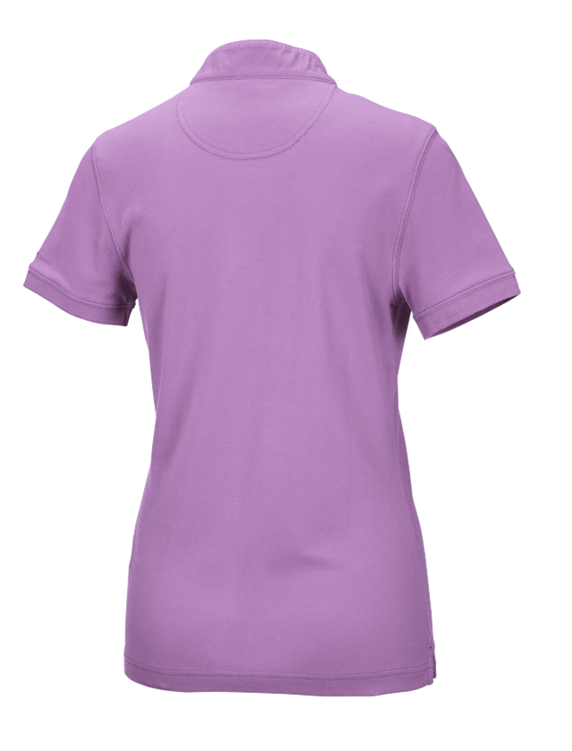 T-Shirts, Pullover & Skjorter: e.s. polo-shirt cotton Mandarin, damer + lavendel 1