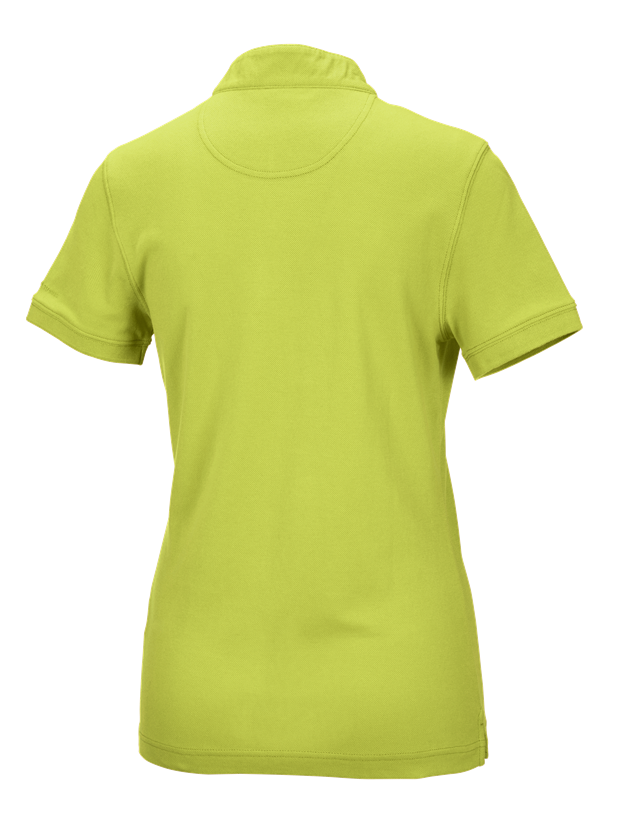 Gardening / Forestry / Farming: e.s. Polo shirt cotton Mandarin, ladies' + maygreen 1
