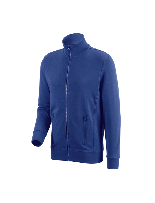 T-Shirts, Pullover & Skjorter: e.s. Sweatjakke poly cotton + kornblå