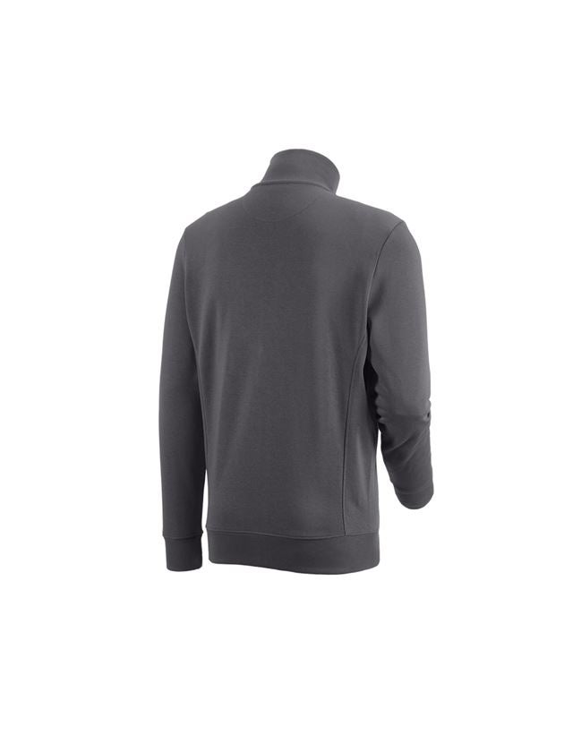 T-Shirts, Pullover & Skjorter: e.s. Sweatjakke poly cotton + antracit 1