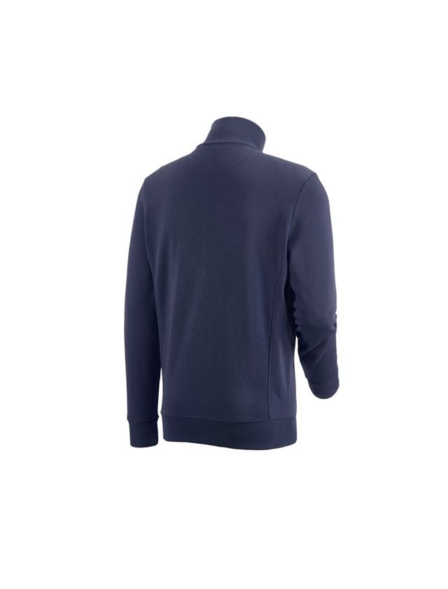 T-Shirts, Pullover & Skjorter: e.s. Sweatjakke poly cotton + mørkeblå 1