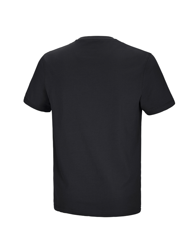 T-Shirts, Pullover & Skjorter: e.s. T-shirt cotton stretch Pocket + sort 3