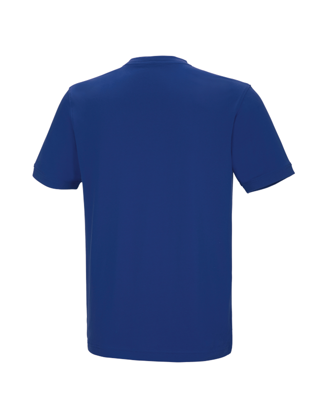 Topics: e.s. T-shirt cotton stretch V-Neck + royal 3