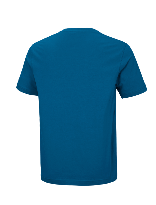 Topics: e.s. T-shirt cotton stretch V-Neck + atoll 1