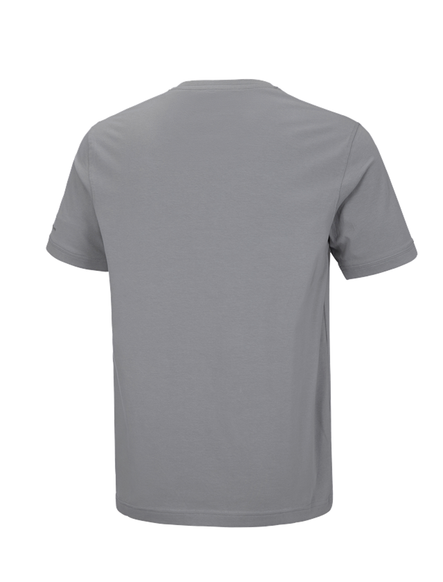 T-Shirts, Pullover & Skjorter: e.s. T-shirt cotton stretch V-Neck + platin 3