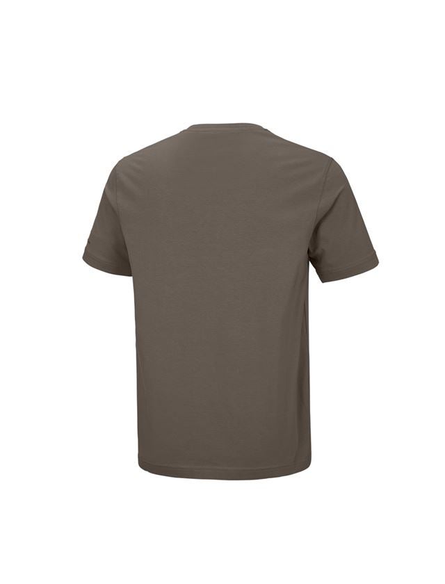 Topics: e.s. T-shirt cotton stretch V-Neck + stone 3