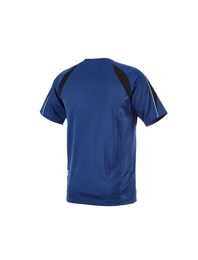 T-Shirts, Pullover & Skjorter: e.s. Funktions T-Shirt poly Silverfresh + kornblå/sort 2