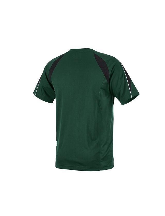 T-Shirts, Pullover & Skjorter: e.s. Funktions T-Shirt poly Silverfresh + grøn/sort 3
