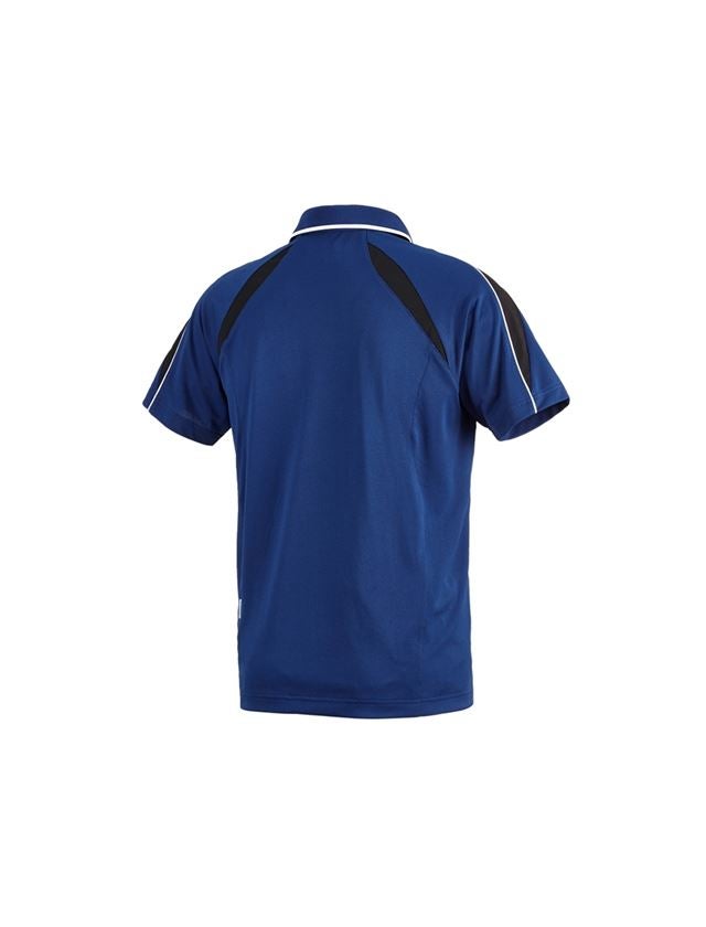 T-Shirts, Pullover & Skjorter: e.s. Funktions Polo-Shirt poly Silverfresh + kornblå/sort 3