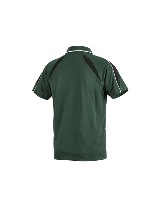 Emner: e.s. Funktions Polo-Shirt poly Silverfresh + grøn/sort 3