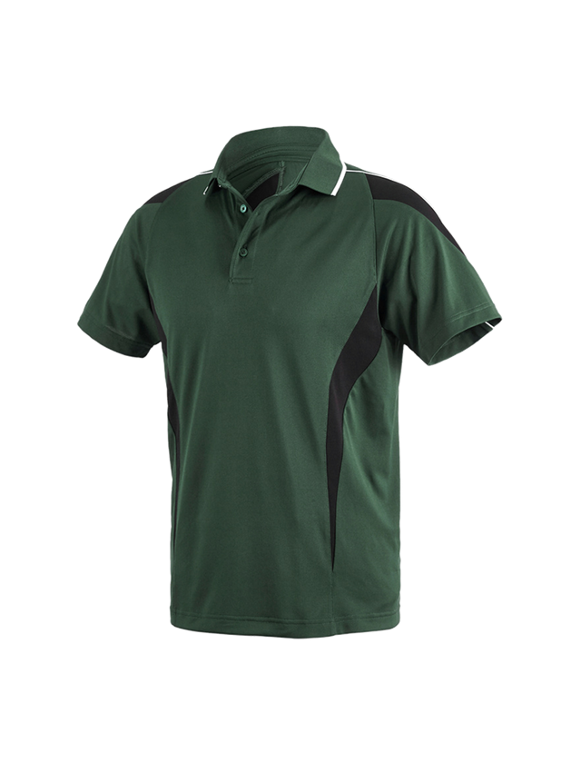 Emner: e.s. Funktions Polo-Shirt poly Silverfresh + grøn/sort 2