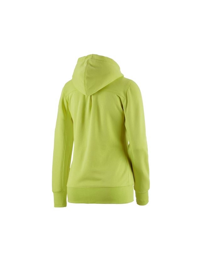 Shirts, Pullover & more: e.s. Hoody sweatjacket poly cotton, ladies' + maygreen 1