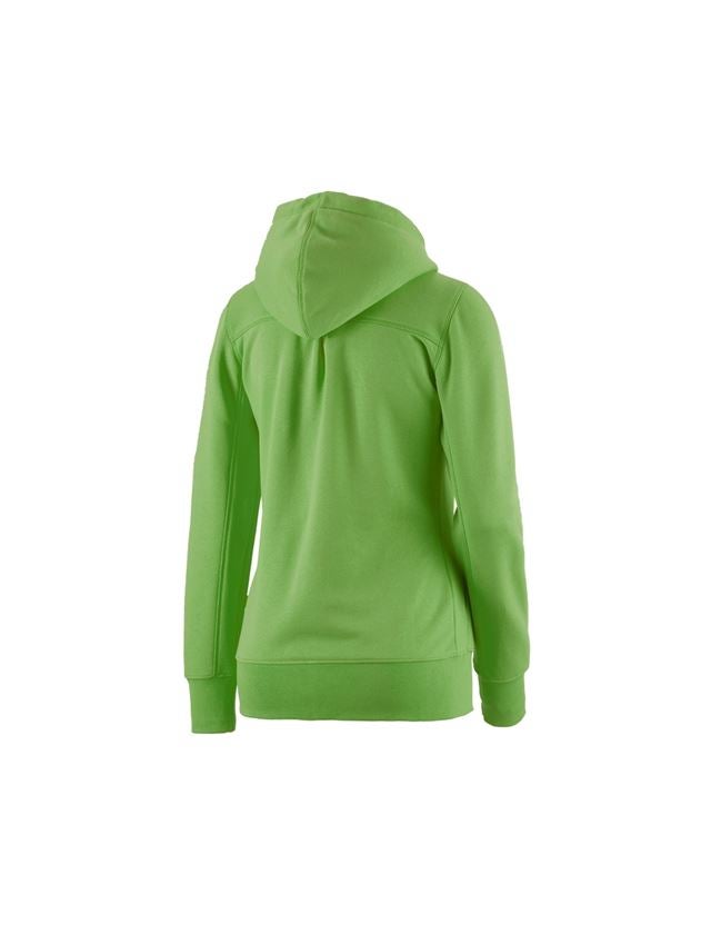 Shirts, Pullover & more: e.s. Hoody sweatjacket poly cotton, ladies' + sea green 1