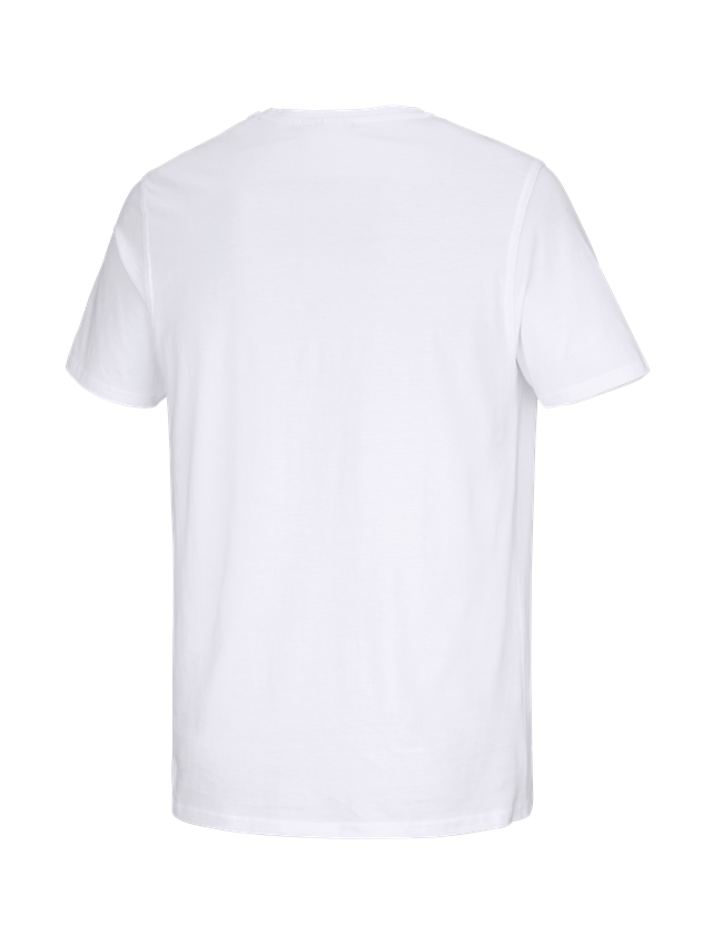 T-Shirts, Pullover & Skjorter: STONEKIT T-shirt Basic + hvid 1