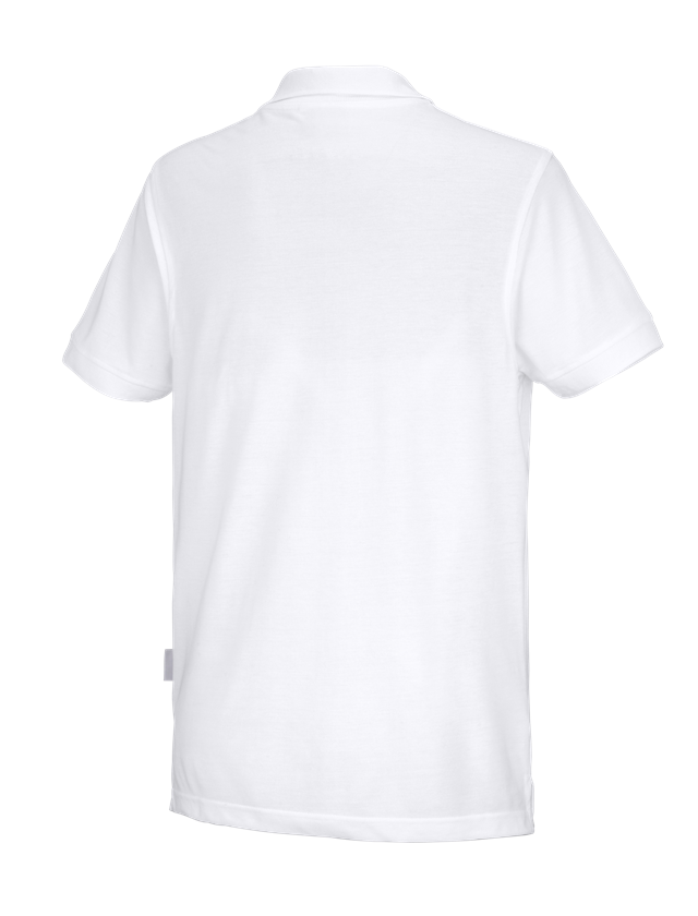 T-Shirts, Pullover & Skjorter: STONEKIT Poloshirt Basic + hvid 1