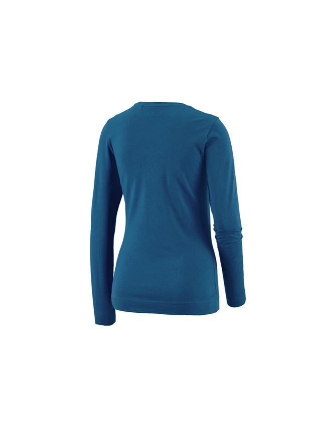 T-Shirts, Pullover & Skjorter: e.s. Longsleeve cotton stretch, damer + atol 1