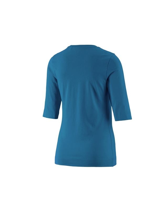 T-Shirts, Pullover & Skjorter: e.s. Shirt 3/4-ærmer cotton stretch, damer + atol 1