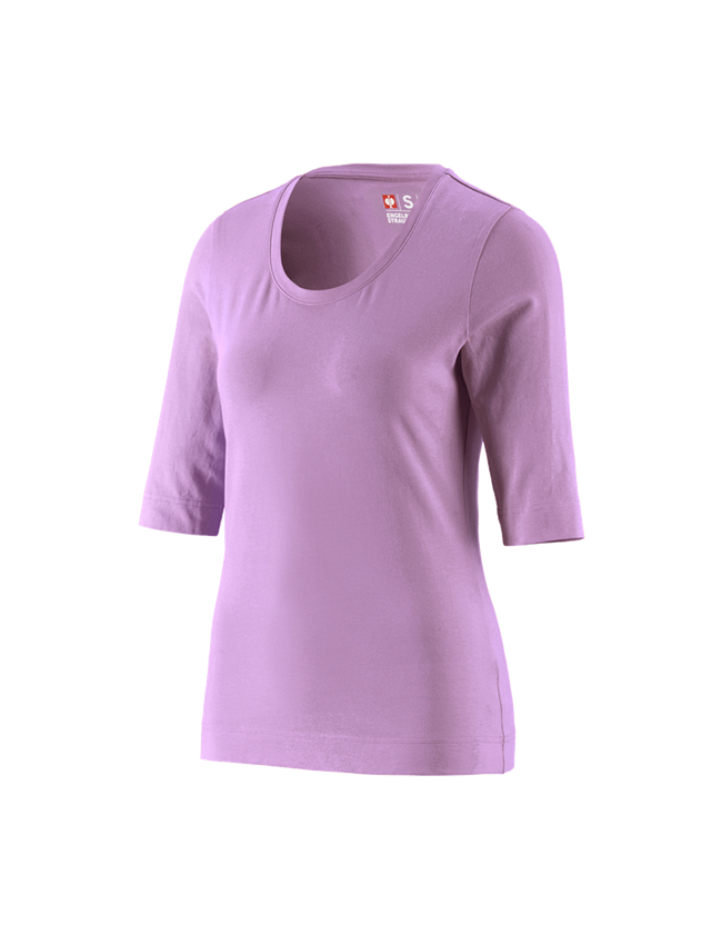 VVS-installatør / Blikkenslager: e.s. Shirt 3/4-ærmer cotton stretch, damer + lavendel