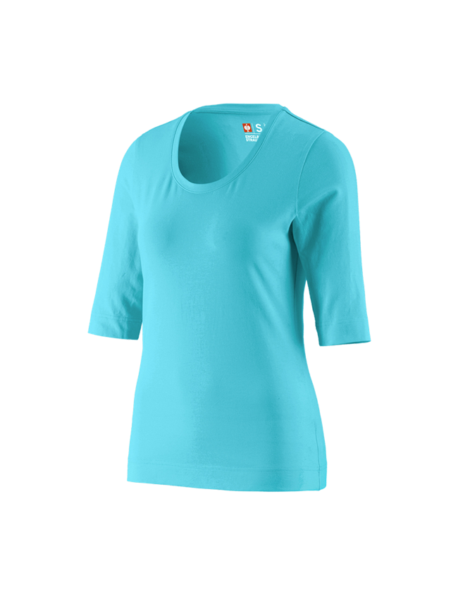 T-Shirts, Pullover & Skjorter: e.s. Shirt 3/4-ærmer cotton stretch, damer + capri