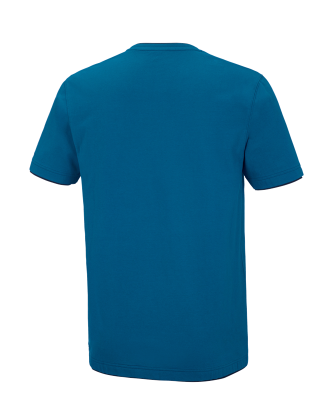 T-Shirts, Pullover & Skjorter: e.s. T-Shirt cotton stretch Layer + atol/mørkeblå 3