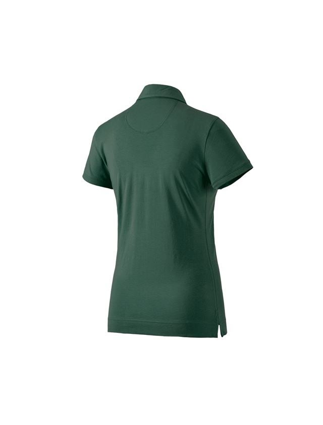 Gardening / Forestry / Farming: e.s. Polo shirt cotton stretch, ladies' + green 1