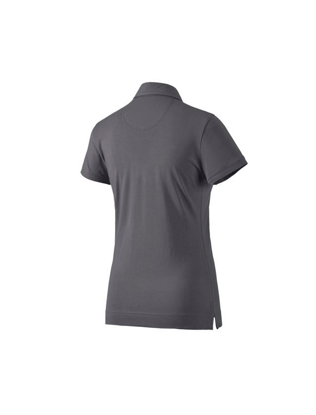 T-Shirts, Pullover & Skjorter: e.s. Polo-Shirt cotton stretch, damer + antracit 3
