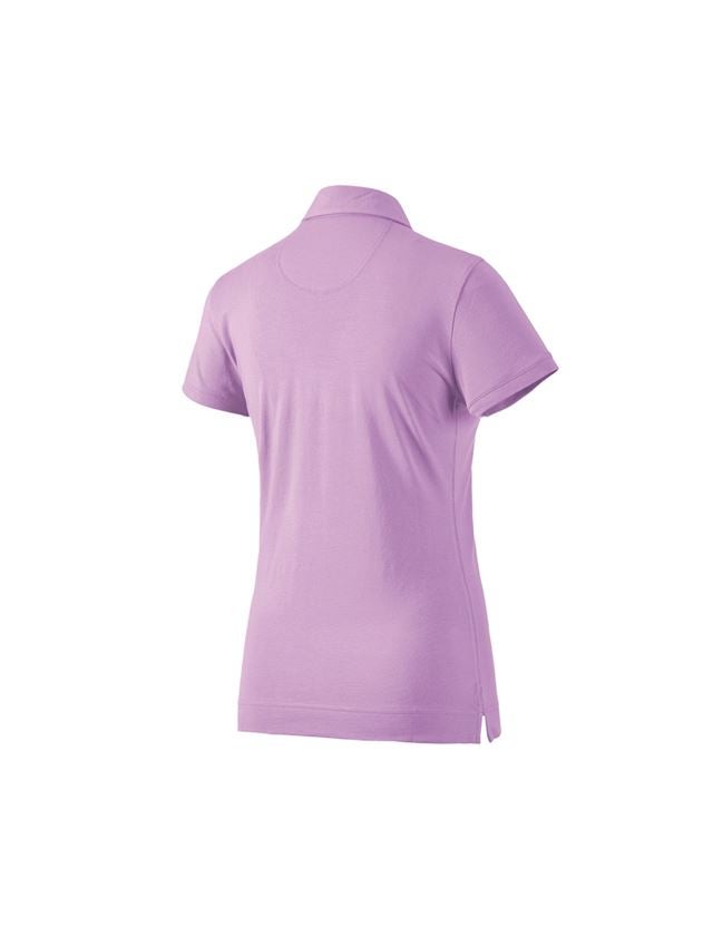 T-Shirts, Pullover & Skjorter: e.s. Polo-Shirt cotton stretch, damer + lavendel 1
