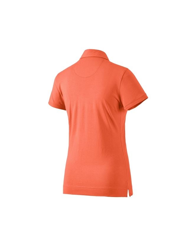 T-Shirts, Pullover & Skjorter: e.s. Polo-Shirt cotton stretch, damer + nektarin 1