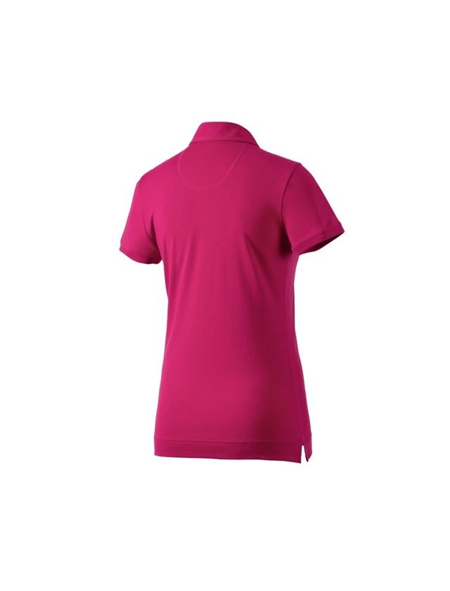 Joiners / Carpenters: e.s. Polo shirt cotton stretch, ladies' + berry 1