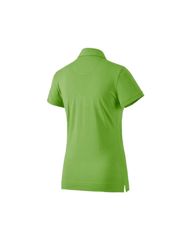 T-Shirts, Pullover & Skjorter: e.s. Polo-Shirt cotton stretch, damer + havgrøn 1