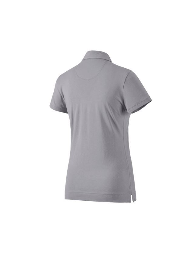 T-Shirts, Pullover & Skjorter: e.s. Polo-Shirt cotton stretch, damer + platin 1