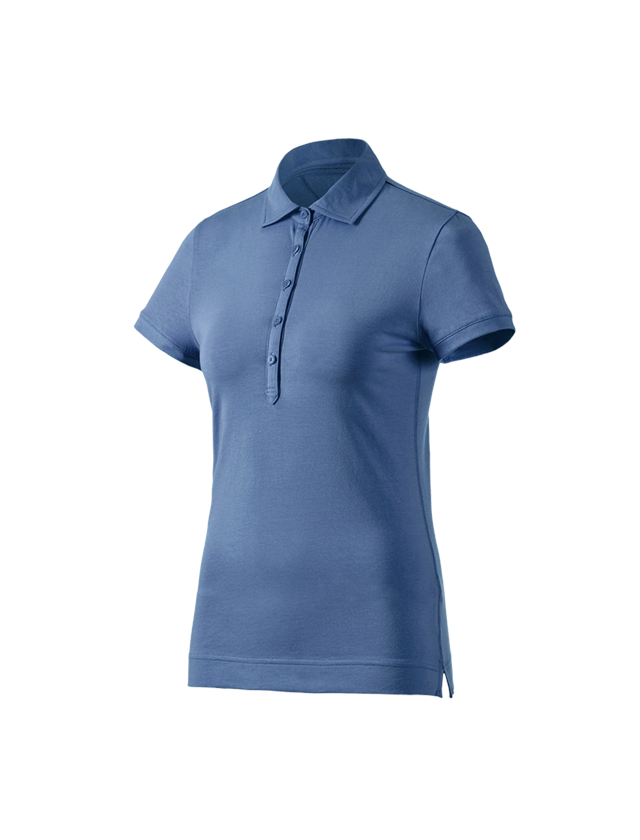 Emner: e.s. Polo-Shirt cotton stretch, damer + kobolt