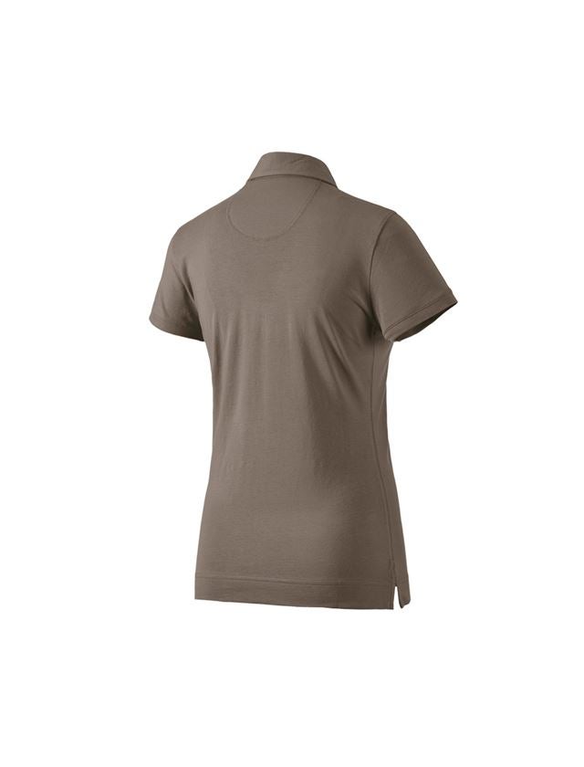 Gardening / Forestry / Farming: e.s. Polo shirt cotton stretch, ladies' + stone 1