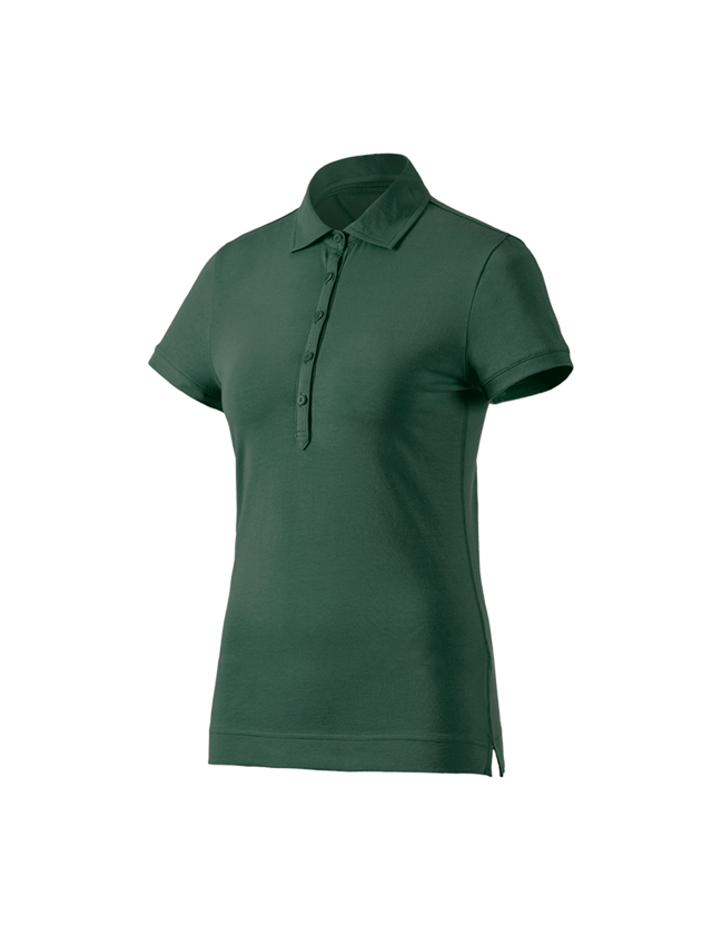 T-Shirts, Pullover & Skjorter: e.s. Polo-Shirt cotton stretch, damer + grøn