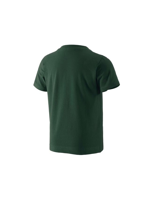 T-Shirts, Pullover & Skjorter: e.s. T-shirt 1908, børne + grøn/hvid 1