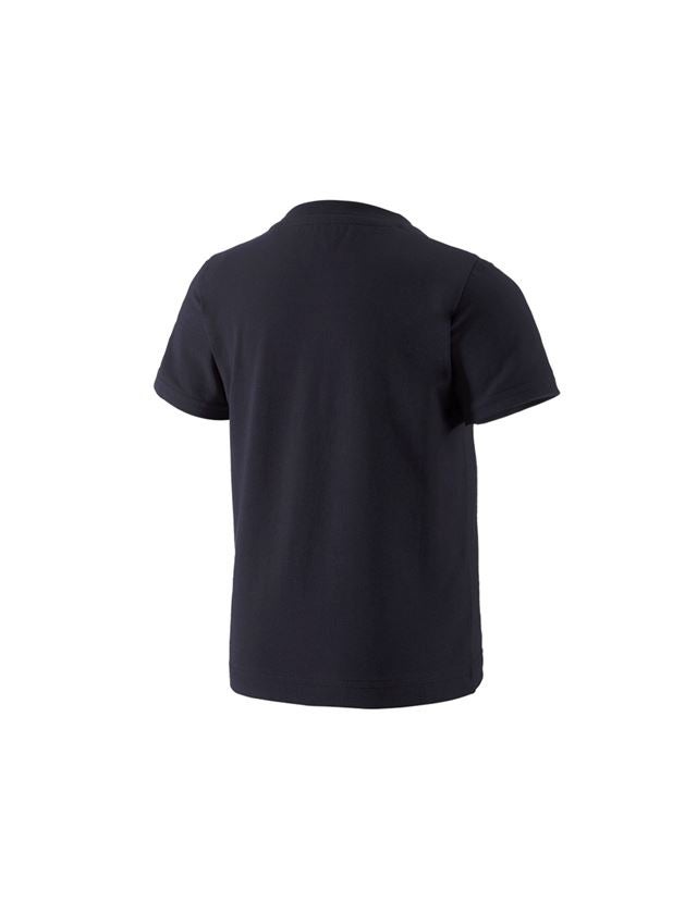 T-Shirts, Pullover & Skjorter: e.s. T-shirt 1908, børne + mørkeblå/bær 1