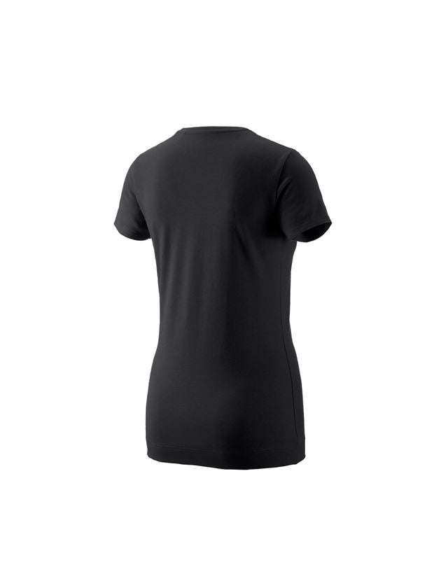 T-Shirts, Pullover & Skjorter: e.s. T-shirt 1908, damer + sort/hvid 1