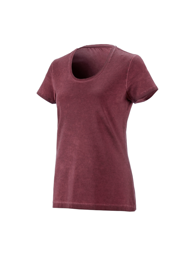 T-Shirts, Pullover & Skjorter: e.s. T-Shirt vintage cotton stretch, damer + rubin vintage 1