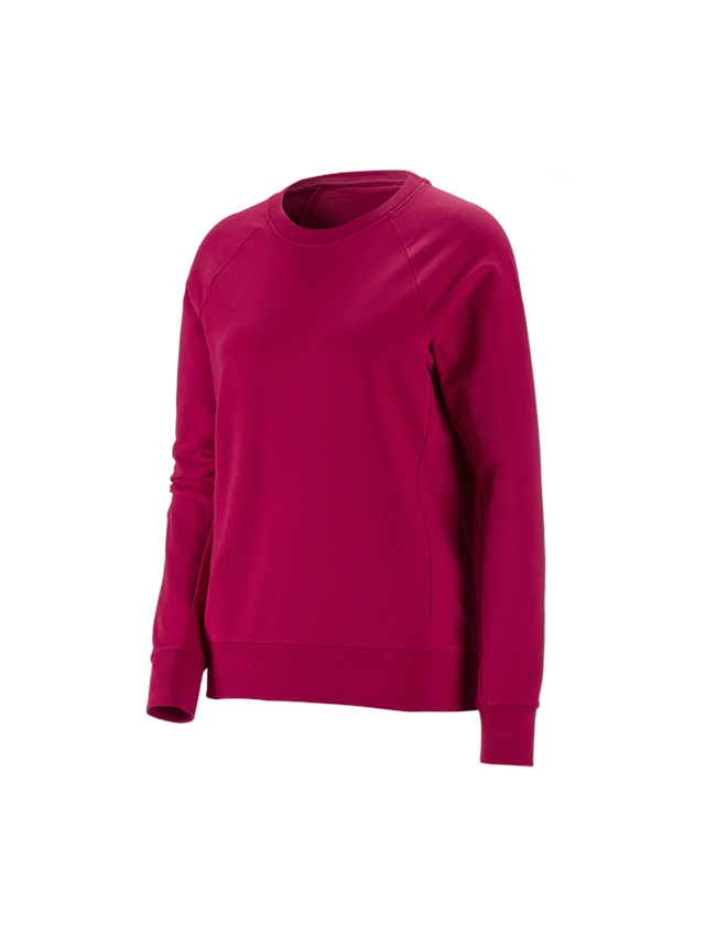 T-Shirts, Pullover & Skjorter: e.s. Sweatshirt cotton stretch, damer + bær