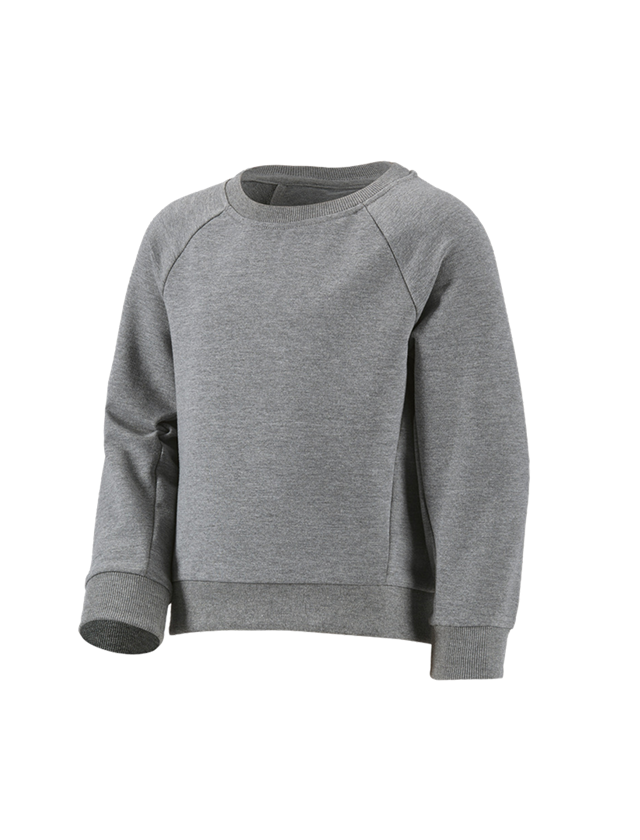 T-Shirts, Pullover & Skjorter: e.s. Sweatshirt cotton stretch, børne + gråmeleret 2