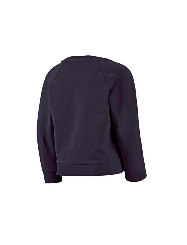 T-Shirts, Pullover & Skjorter: e.s. Sweatshirt cotton stretch, børne + mørkeblå 3
