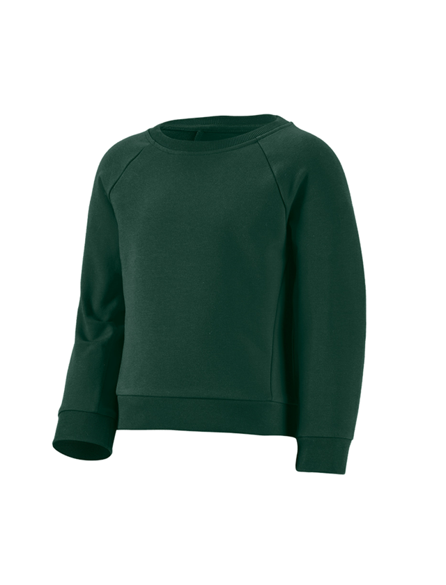 Til de små: e.s. Sweatshirt cotton stretch, børne + grøn 1