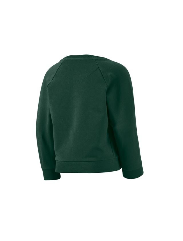 Til de små: e.s. Sweatshirt cotton stretch, børne + grøn 2