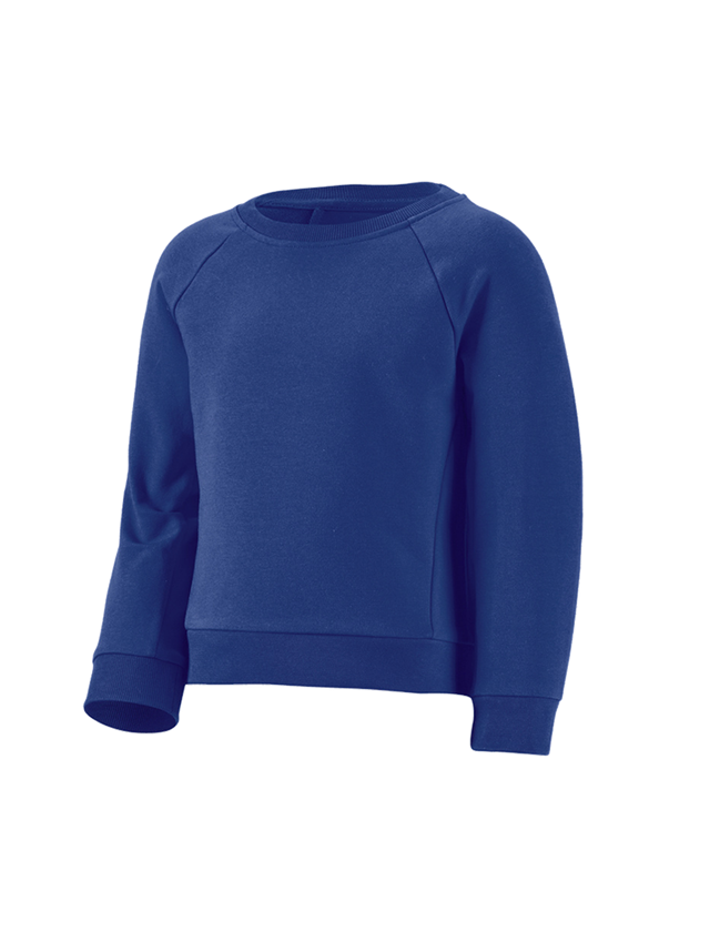 T-Shirts, Pullover & Skjorter: e.s. Sweatshirt cotton stretch, børne + kornblå